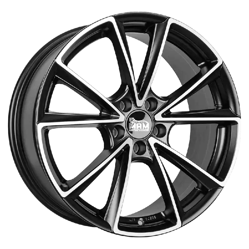 Retur gratuit MAM Felgen A5 18, 8, 5, 112, 35, 66.6, MATT BLACK FRONT POLISH,