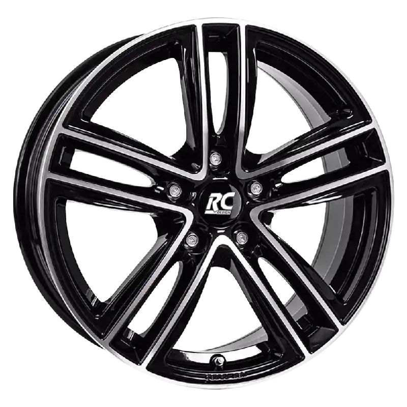 RC DESIGN RC27 18, 7, 5, 114.3, 35, 60.1, Schwarz Glanz Voll-Poliert, Ofertă exclusivă