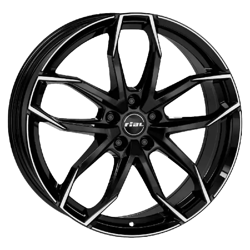 Discount RIAL LUCCA 16, 6.5, 4, 100, 40, 63.3, diamond-black frontpolished,