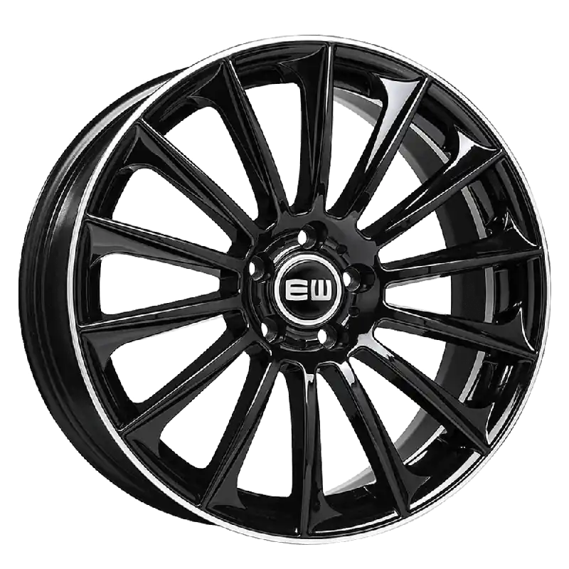 Ieftin Elite Wheels WILD BEAUTY 17, 7.5, 5, 112, 35, 66.5, BLACK LIP POLISHED,