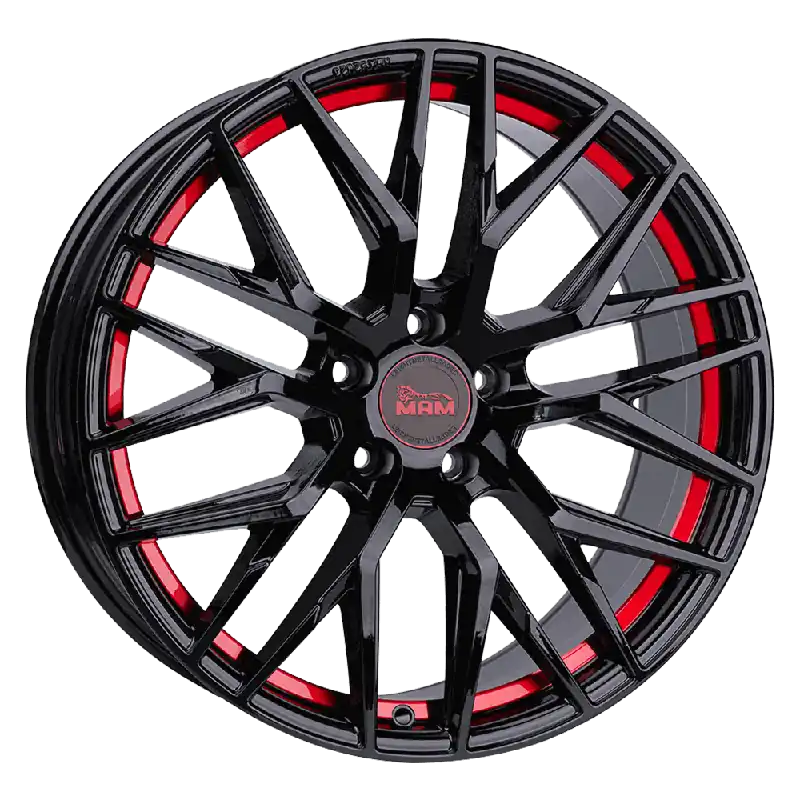 MAM Felgen RS4 18, 8, 5, 108, 45, 72.6, BLACK PAINTED RED INSIDE, Reducere