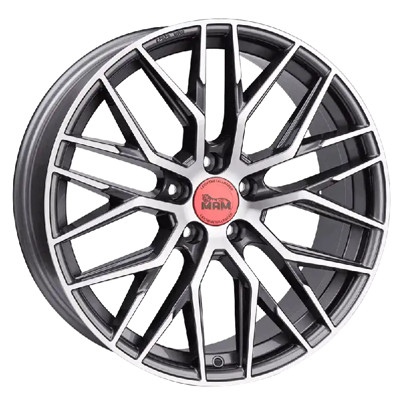 Noutate MAM Felgen RS4 19, 8.5, 5, 112, 30, 72.6, PALLADIUM FRONT POLISH,
