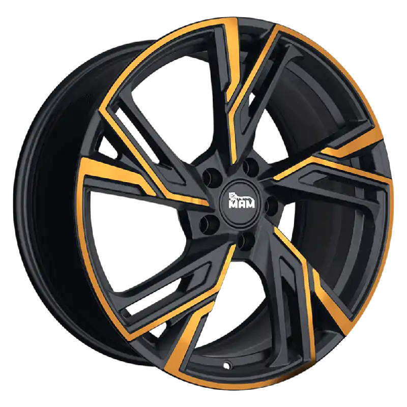 MAM Felgen RS5 18, 8, 5, 112, 45, 66.5, MATT BLACK FRONT COPPER, Premium