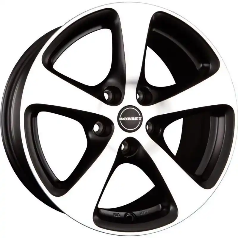 Doar azi Janta aliaj BORBET CC Black Polished Matt 7x16 5x108 ET40 72,5