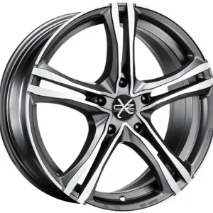 Janta aliaj OZ X5B Matt Graphite Diamond Cut 7.5x17 5x120 ET47 Bestseller