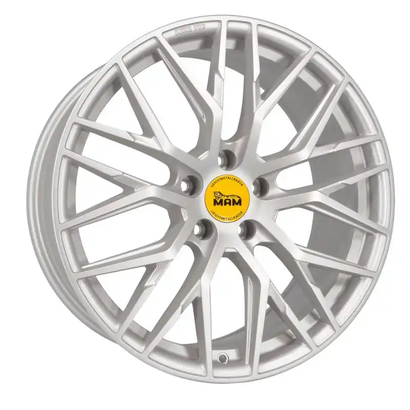 Premium MAM Felgen RS4 17, 7.5, 5, 108, 45, 72.6, MATT SILVER PAINTED,