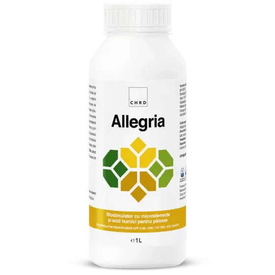 Lichidare de stoc Biostimulator nemicrobian Allegria, 1 l, CHRD, pentru culturile de paioase