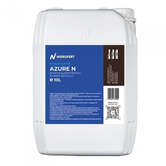 Reduceri Biostimulator Azure-N, 10 l, Norofert, pentru fixarea azotului
