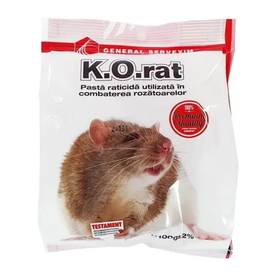 Momeala pentru soareci si sobolani tip pasta K.O. Rat, 100 g Cumpără acum