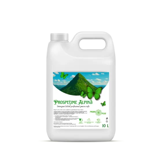 Preț mic Detergent lichid pentru rufe albe si colorate, Prospetime Alpina, pana la 200 de spalari, 10 litri, FreshPlus