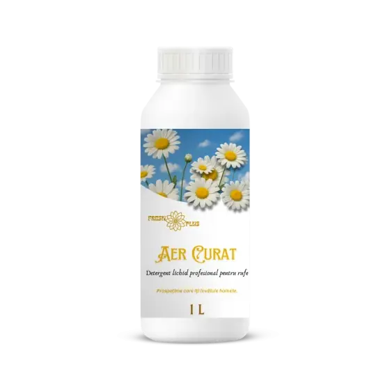 Detergent lichid pentru rufe albe si colorate, Aer Curat, pana la 20 de spalari, 1 litru, FreshPlus Bestseller