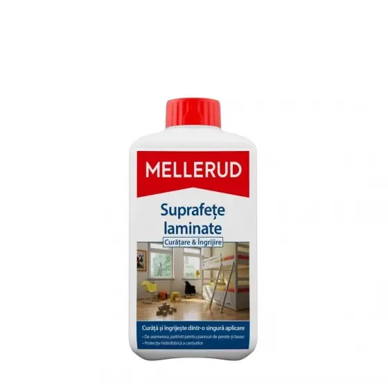 Ultima șansă Soluție pentru curățarea suprafețelor laminate și din plută MELLERUD, 1L
