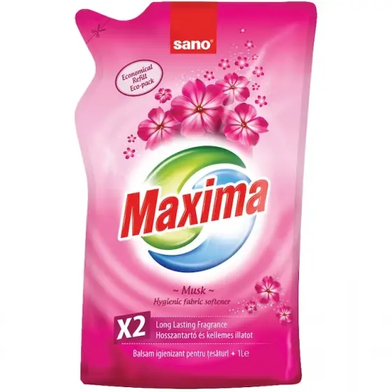 Cumpără acum Rezerva balsam de rufe Sano Maxima Musk, 1 l