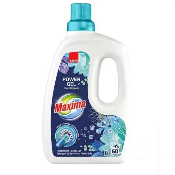 Reducere Detergent concentrat Maxima Power Gel Blue Blossom, 3 l