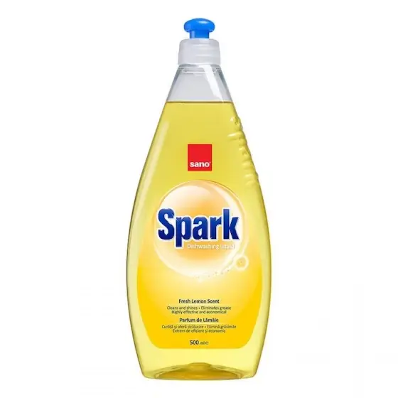 Reducere Detergent vase Lamaie, Sano Spark, 500 ml