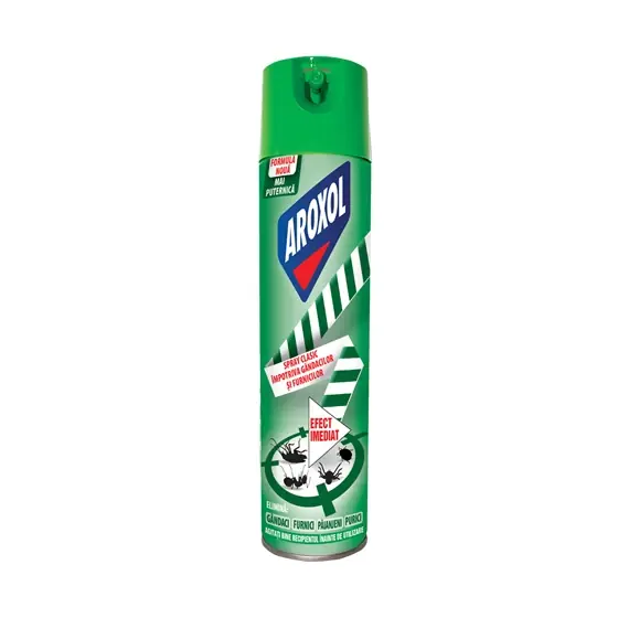 Preferatul clienților Spray clasic impotriva gandacilor si furnicilor Aroxol, 400 ml