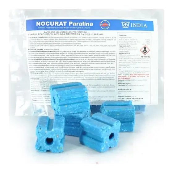 Cumpără acum Momeala rodenticida sub forma de bloc parafinat gata de utilizare, Nocurat, 5 kg