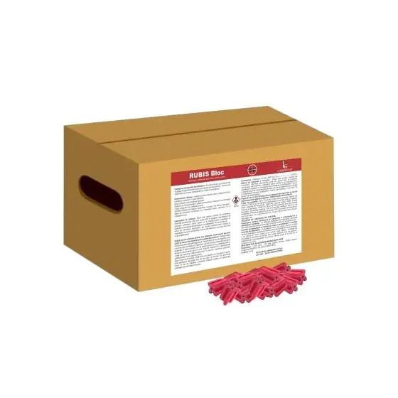 Vezi acum Momeala rodenticida sub forma de parafina gata de utilizare(ceara 10g), Rubis, 10 kg