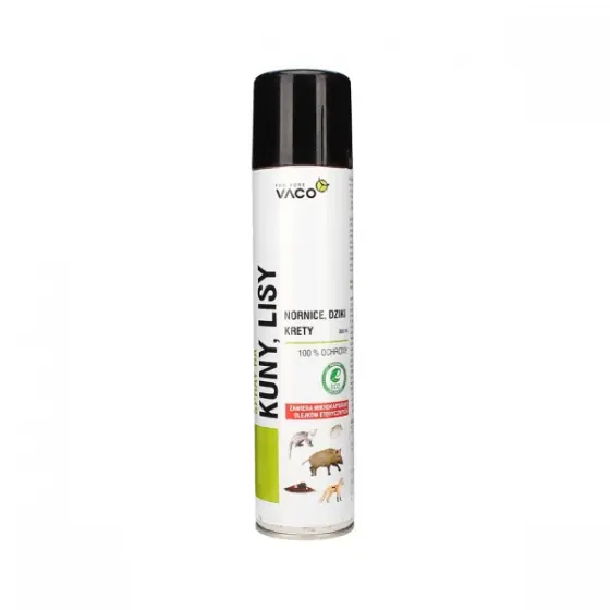 Spray Vaco Eco impotriva jderilor, vulpilor, veveritelor, mistretilor, cartitelor, 300 ml Promoție