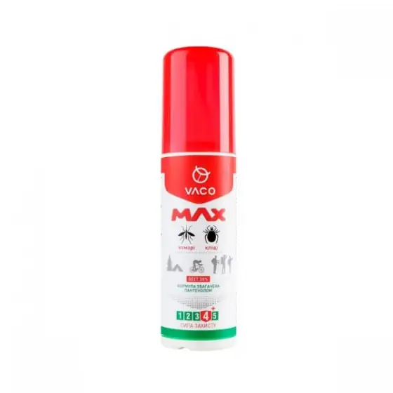 Preț promoțional Repelent impotriva muscaturilor de tantari si capuse, Vaco Max spray, 50 ml