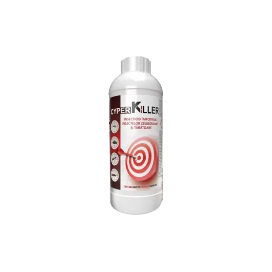 Insecticid lichid concentrat impotriva insectelor taratoare si zburatoare Cyper-Killer, 50 ml Plată securizată