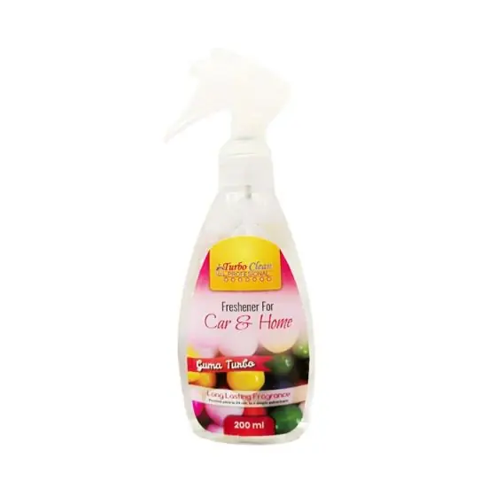 Odorizant camera si textile Turbo Clean 200 ml Guma Turbo pe baza de alcool Bestseller