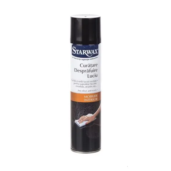 Reducere de preț Spray indepartare praf curatare si stralucire mobila, Starwax, 400 ml