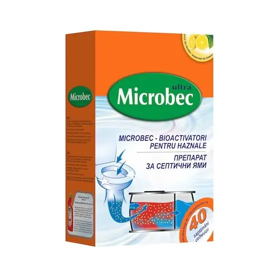 Tratament pentru fose septice Microbec BROS, 1 kg Premium