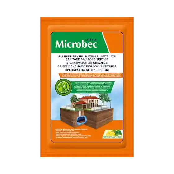 Livrare rapidă Tratament pentru fose septice Microbec BROS, 25 gr