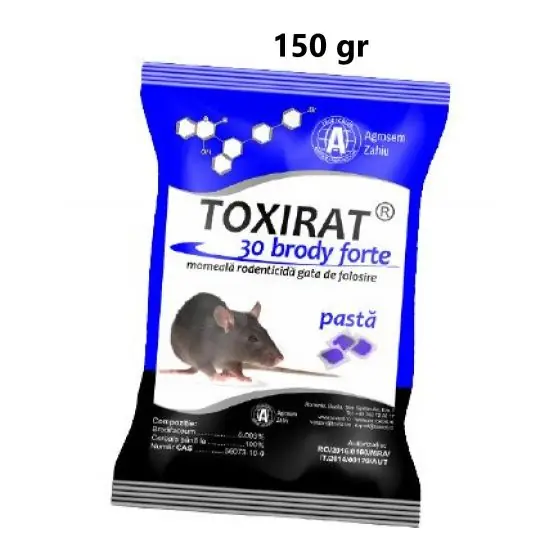 Preț redus Raticid Toxirat Brody Forte, 150 gr