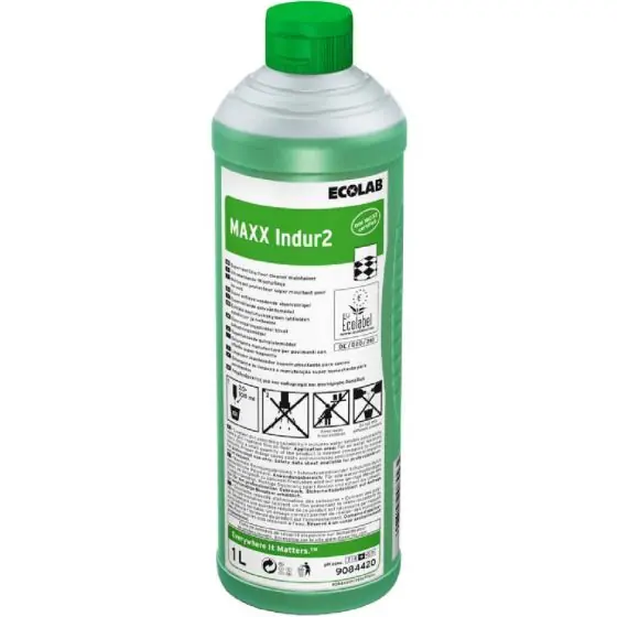 Detergent pentru curatarea pardoselilor, Maxx2 Indur, 1 litru Lichidare de stoc