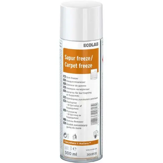 Spray pentru indepartarea gumei de mestecat de pe covoare, Carpet Freeze, 500 ml Nu rata