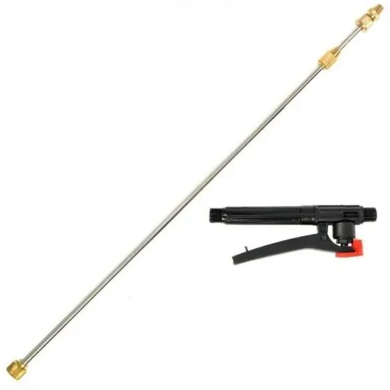 Ieftin Lance telescopica inox+maner, cap reglabil de cupru 60-103 cm