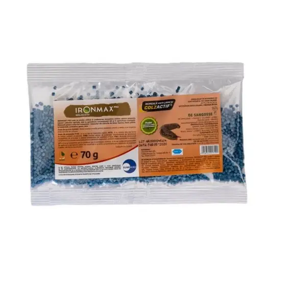Retur gratuit Moluscocid Bio Ironmax Pro, 70 g, De Sangosse, Granule, Melci, Legume, Gradina, Ornamentale