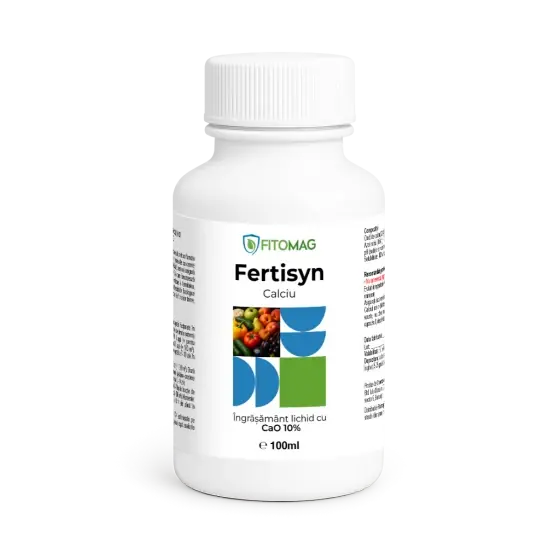 Vezi acum Ingrasamant lichid Fertisyn Calciu, 100 ml, foliar si radicular, legume, pomi, vita de vie