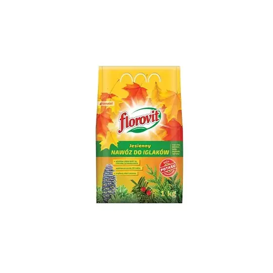 Ingrasamant granulat de toamna pentru plante conifere Florovit, 1 kg Retur ușor