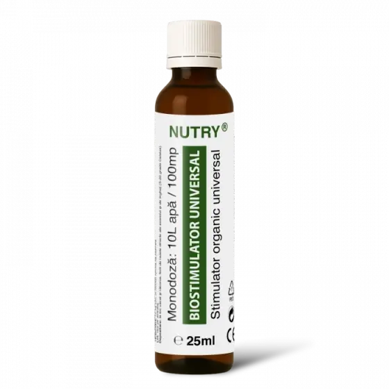 Biostimulator foliar pentru toate tipurile de culturi NUTRY, 100 mp, 25 ml Promoție