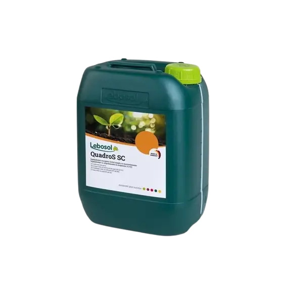 Promoție Ingrasamant foliar bogat in microelementele cupru, mangan, zinc si sulf, Lebosol QuadroS SC, 5 l