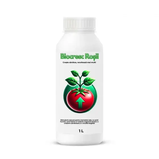 Stimulator de legare si rodire pentru tomate, Biocresc Rosii, 1 litru Ieftin