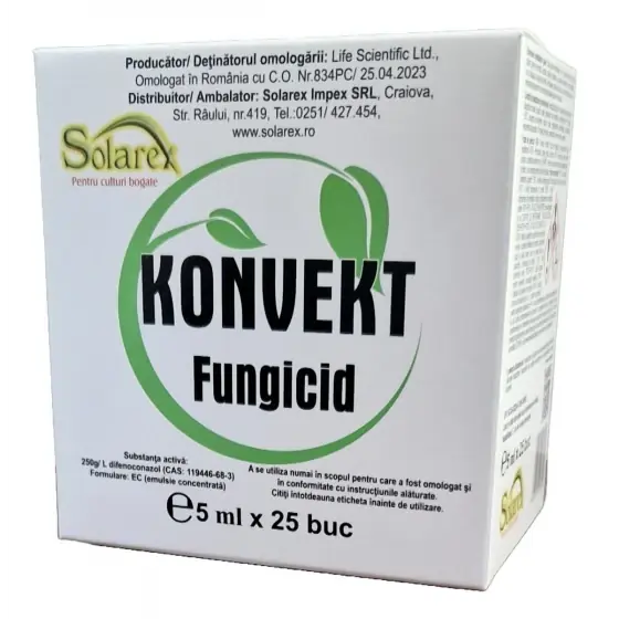 Plată sigură Fungicid Konvekt 250 EC, 5 ml