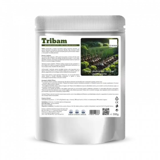 Plată sigură Ingrasamant pentru soluri sanatoase si nutritive pentru plante, Tribam, 500 g