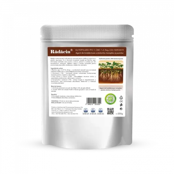 Reducere extra Agent de inradacinare a stolonilor, butasilor si pomilor, EU Fertilizer PFC1, CMC1, Radacin, plic 200g
