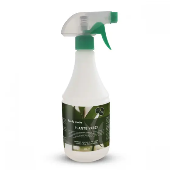 Ingrasamant lichid premium Ready-Made cu pulverizare pentru plante verzi, 500 ml Plată securizată