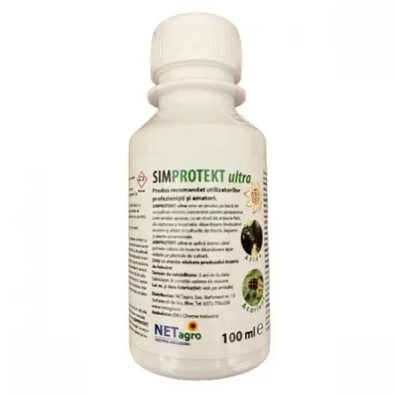 Insecticid SIMPROTEKT ULTRA, 100 ml, NetAgro, Foliar, Pomi Fructiferi, Legume, Ornamentale Preț redus