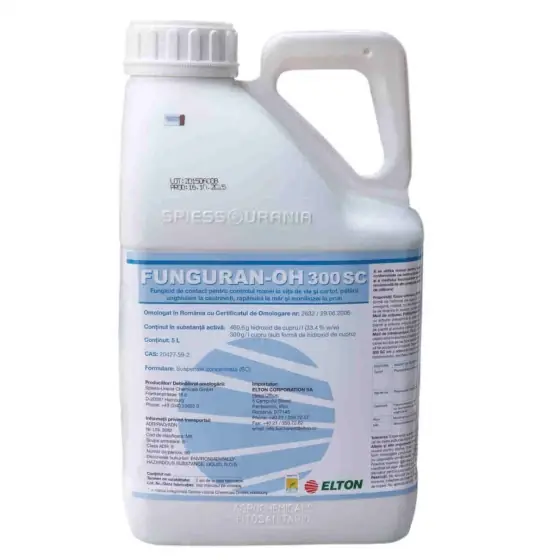 Plată sigură Fungicid Funguran OH 300 SC, 5 L