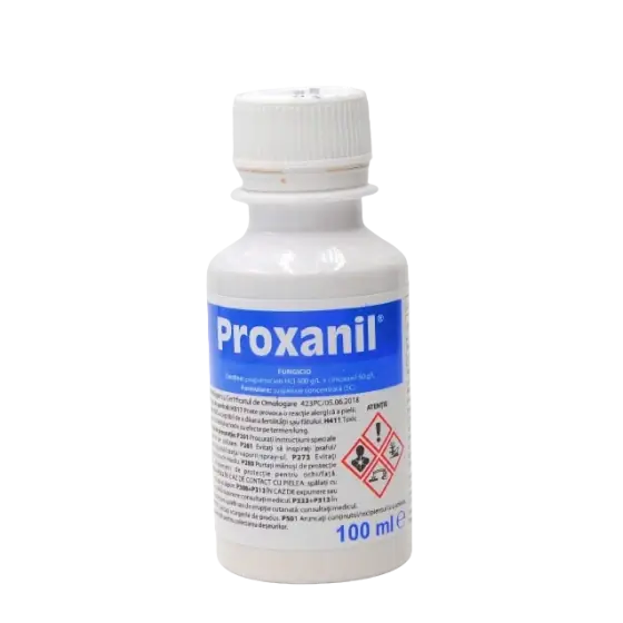 Fungicid sistemic translaminar destinat combaterii manei la cartof si tomate Proxanil, 100 ml Retur gratuit