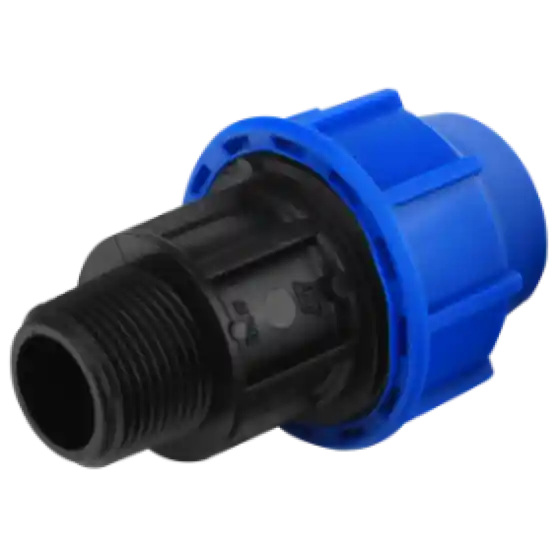 Adaptor cu filet exterior pentru teava PEHD, diametru 25 mm X 3/4 inch, SemPlus Doar azi