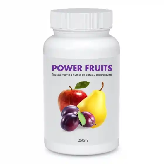 Ingrasamant cu humat de potasiu pentru livezi, Power Fruits, 250 ml, SemPlus Reducere extra