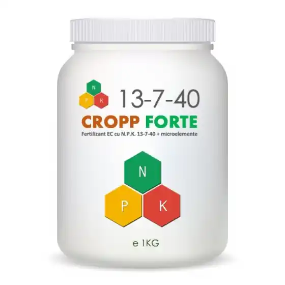 Ingrasamant special pentru legume, pomi si arbusti fructiferi, Cropp Forte, tip NPK 13-7-40 + ME, 1 Kg, SemPlus Bestseller