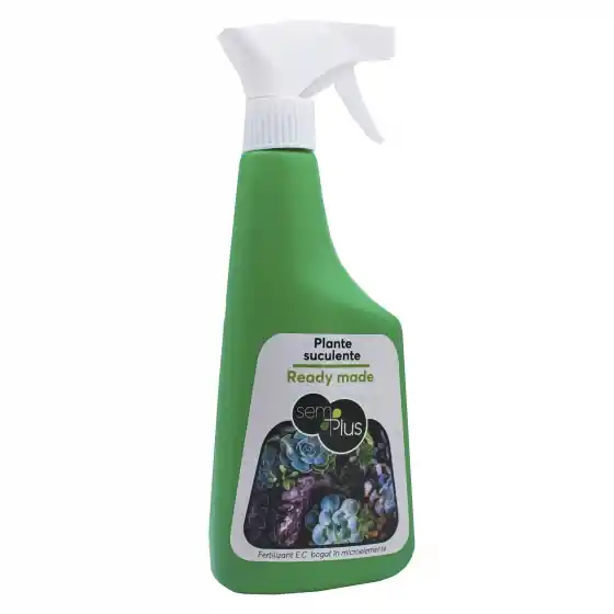 Reducere extra Ingrasamant lichid cu pulverizare pentru plante suculente Ready Made, 500 ml, SemPlus